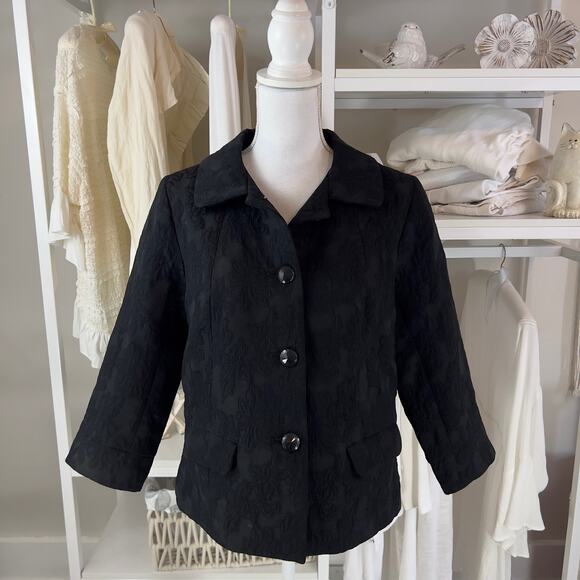 Old Navy size large Jackie O Jacket 3/4 sleeves office, professional, work #1755 - Picture 1 of 6